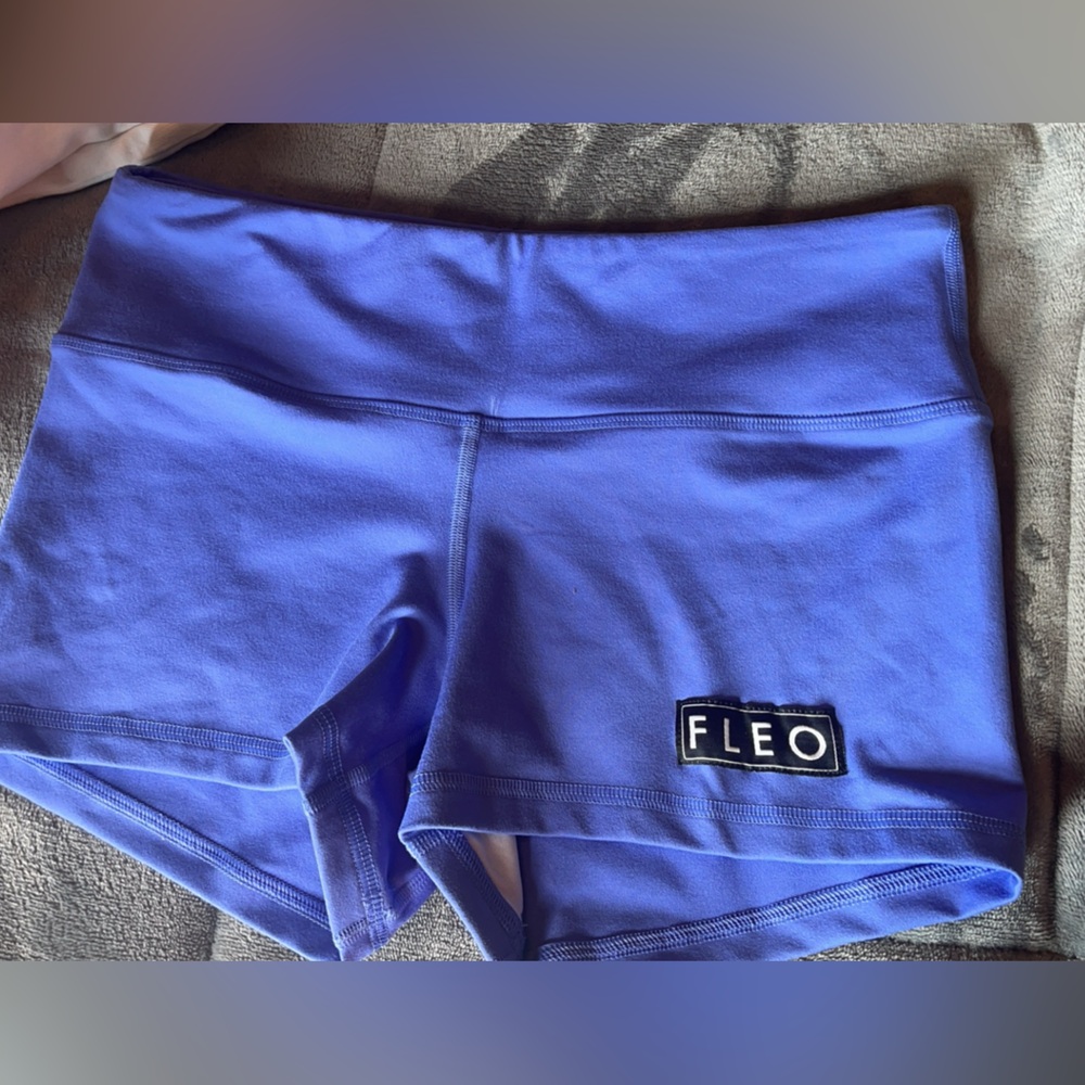 Fleo Lavender gym shorts. 2” inseam. Like new